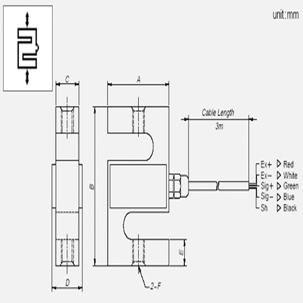 Loadcell SBA CAS-02