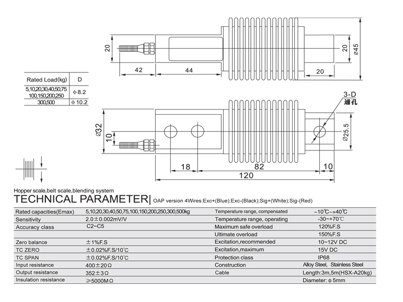 Loadcell HSX-A Keli-02