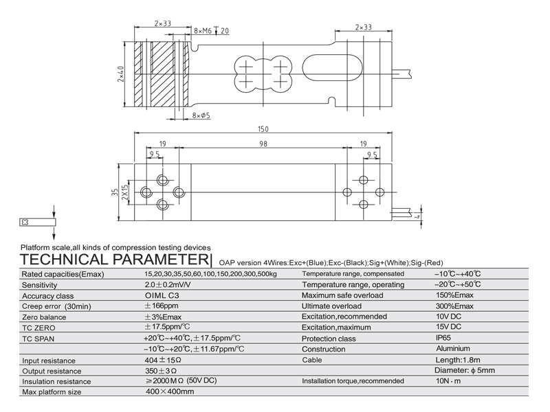Loadcell UDB Keli-02