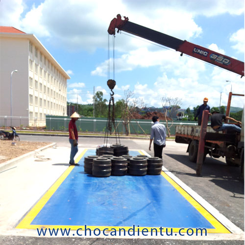 Cân xe tải lắp chìm